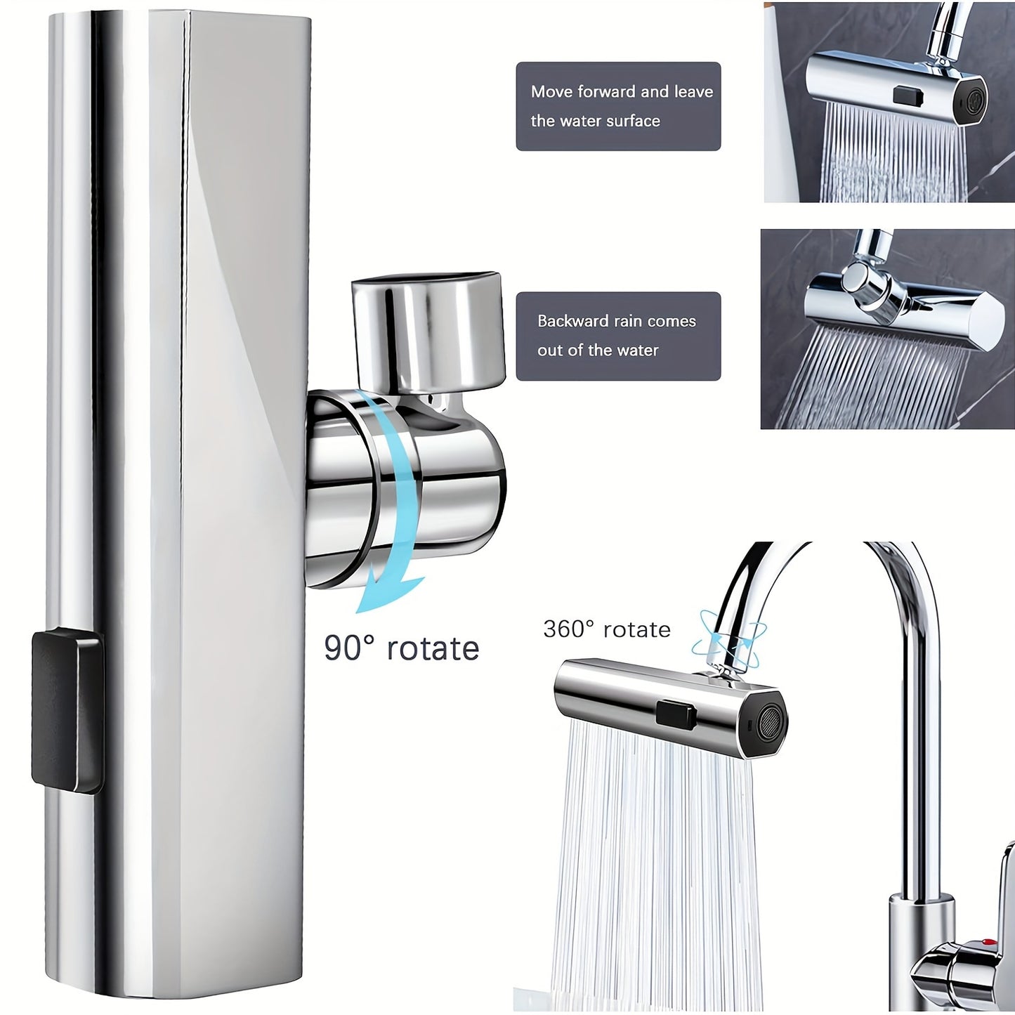 3 in 1 Large-Scale 360° Waterfall Faucet