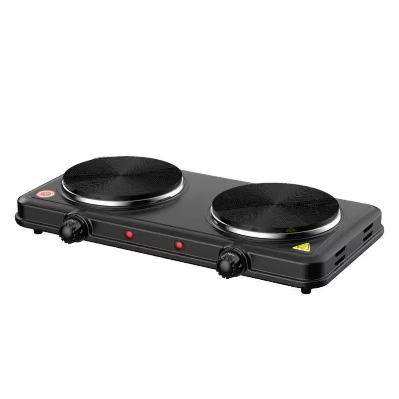 2000W Electric hot plate,Countertop Double Cast Iron Burner